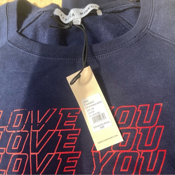 Rebecca Minkoff Jennings "Love You" Sweatshirt - Picture 6 of 11